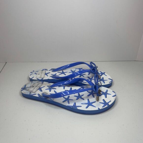 Kate Spade New York Nova Starfish Charm Flip Flop Sandals Womens Designer - Picture 3 of 8